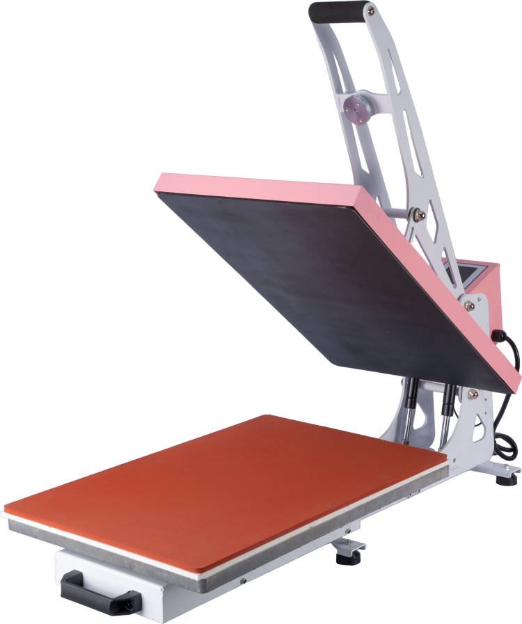 16 X 24 Inch Semi Automatic Heat Press Machine With Auto Open And Slide Out Base, Not Suitable For Sublimation