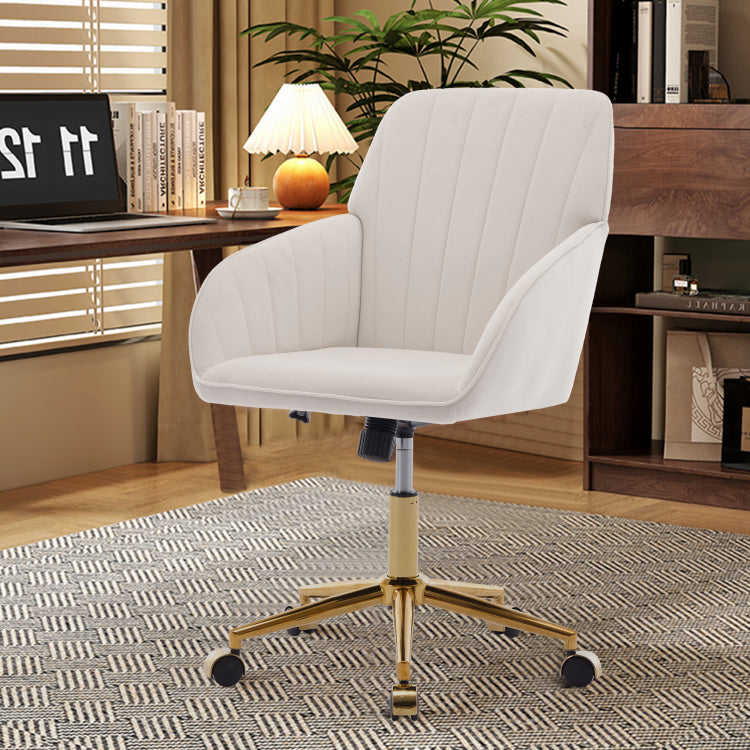 Ty Adjustable Office Chair, Home Bedroom, Ergonomic Swivel Chair, Backrest Seat, Comfortable For Long Sitting