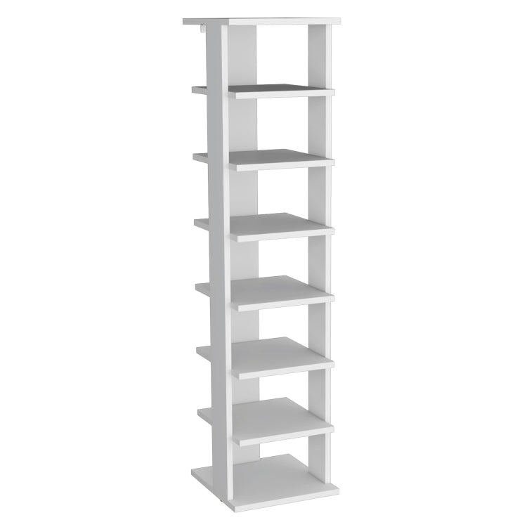 Odesto 48.7" Tall 8 Tier Vertical Shoe Rack, Narrow Shoe Tower For 8 Pairs, Entryway, Living Room, Bedroom