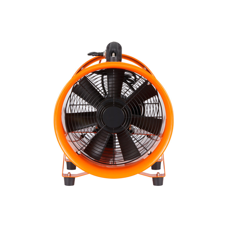 Portable Ventilator, 12 Inch Heavy Duty Cylinder Fan With 16.4Ft Duct Hose, 585W Strong Shop Exhaust Blower 3198Cfm, Industrial Utility Blower For Sucking Dust, Smoke, Smoke Home Workplace