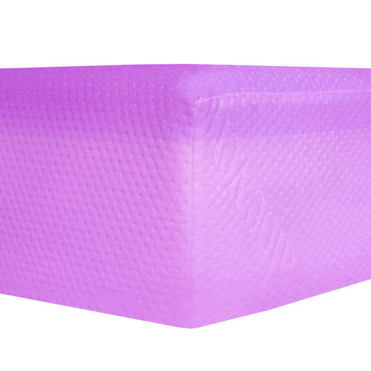6 In. Firm Gel Memory Foam Mattress For Full Size Bed In A Box With Pink Aloe Vera Cover
