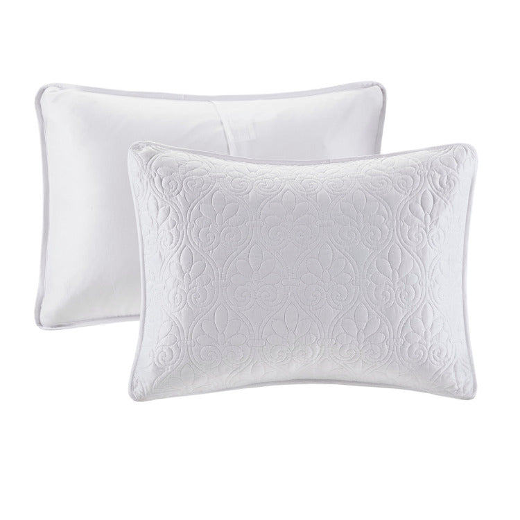 Reversible Bedspread Set White King