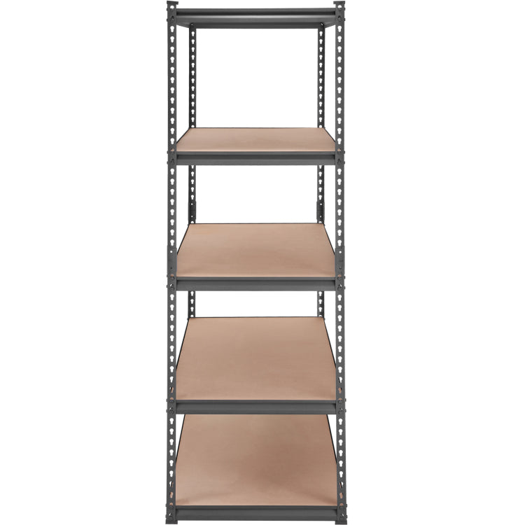 Storage Shelving Unit, 5 Tier Adjustable, 2000 Lbs Capacity, Heavy Duty Garage Shelves Metal Organizer Utility Rack, Black, 48" L X 24" W X 72" H For Kitchen Pantry Basement Bathroom Laundry