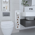 Shelf 28" H, With 2 Shelves, White