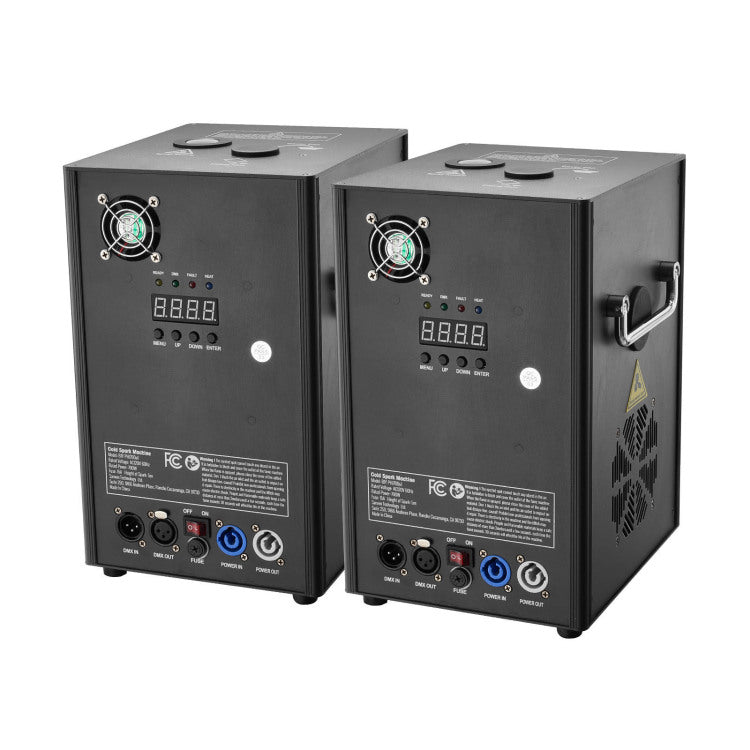 Cold Spark Firework Machinex2 700W 6.6 16.4Ft Stage Dj Wedding Event Party
