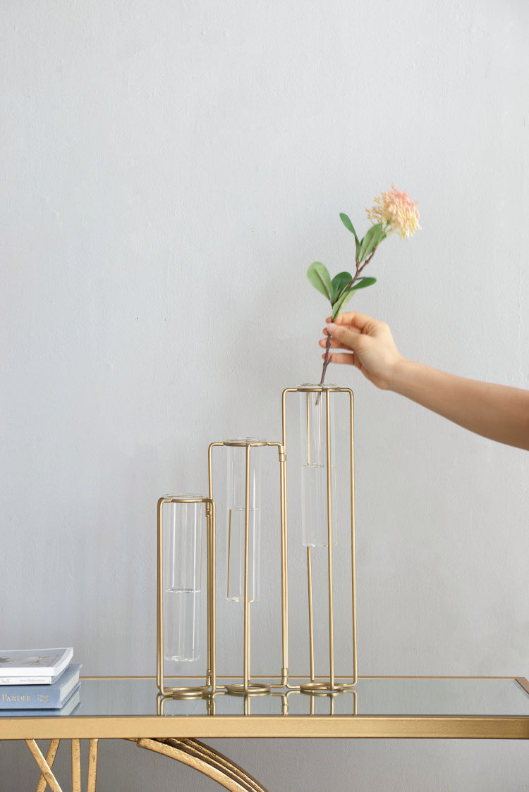 8.5X2.8X15.3 Oversized Pedestal Beaker Vase
