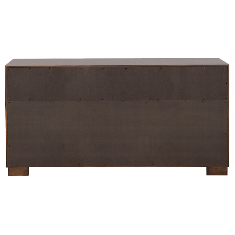 Polk Cappuccino 6 Drawer Dresser