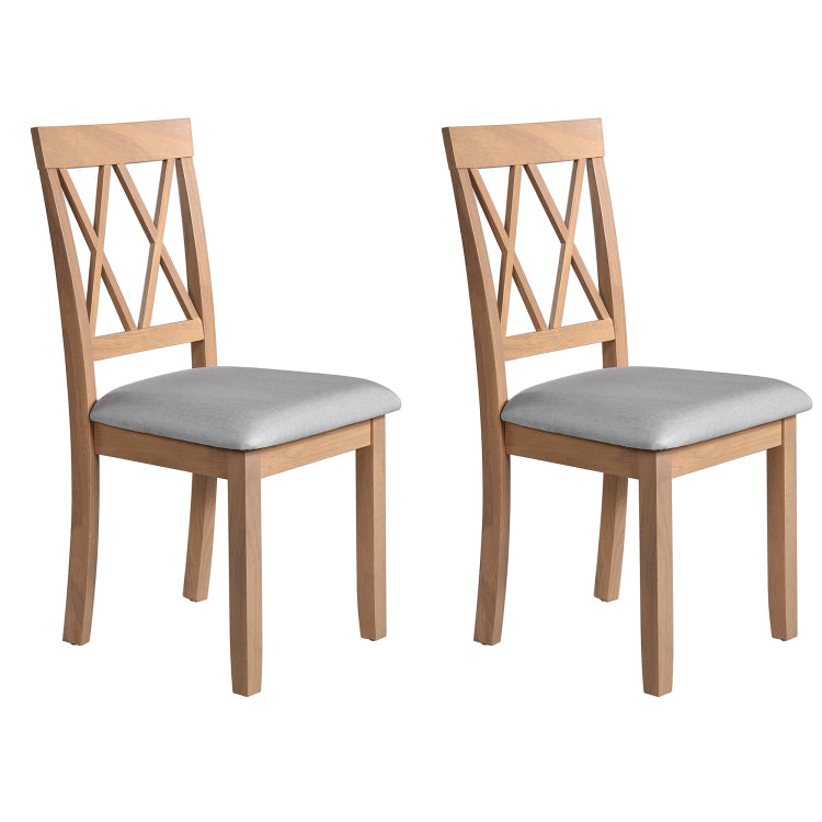 Dining Room Chairs Set Of 2, Accent Diner Chairs Upholstered Fabric Side Stylish Kitchen Chairs With Solid Wood Legs And Padded Seat