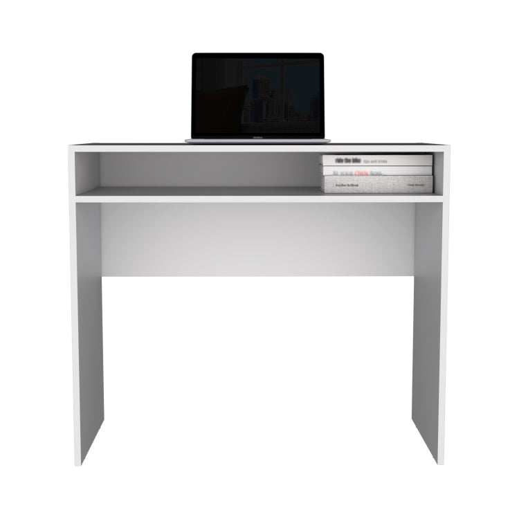 Stella 35" Wide Writing Desk With Shelf
