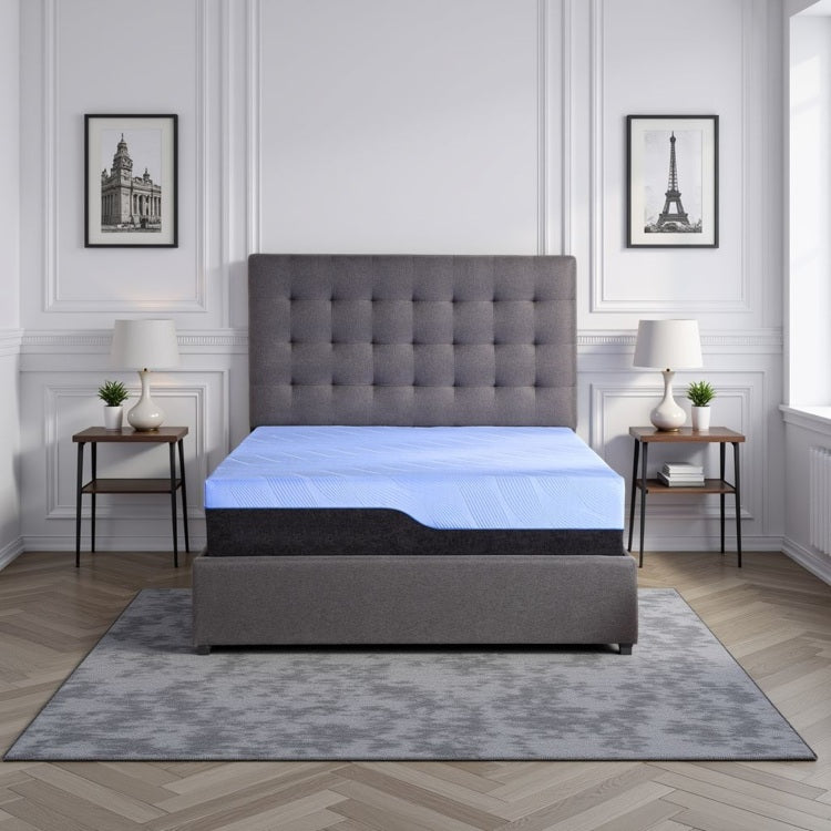 Refresh 12 Inch Hybrid Cooling Gelcare Memory Foam And Coil Adult Mattress, Cal King Size