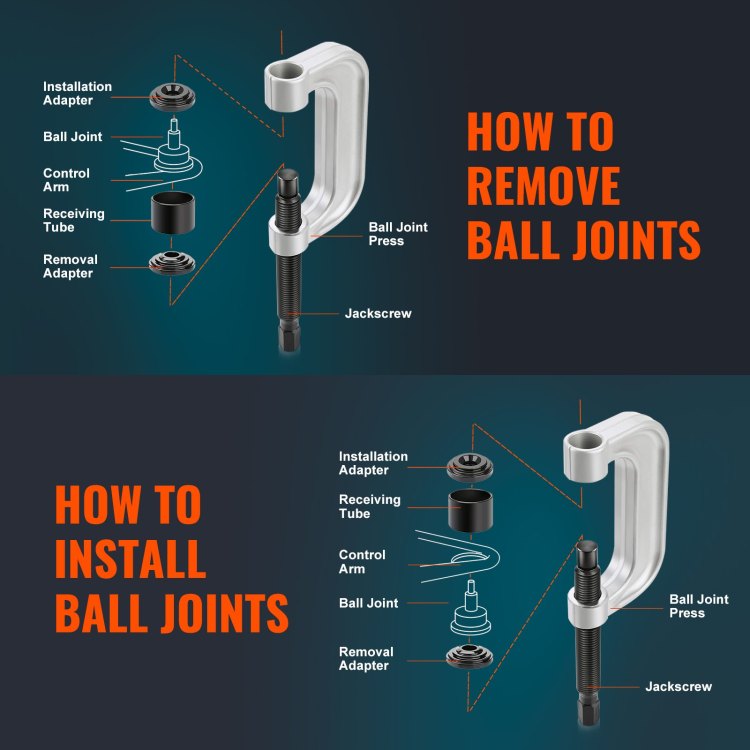 Ball Joint Press Kit C Press Ball Joint Tools 21 Pcs Automotive Repair Kit