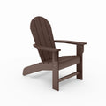 Brown Adirondack Chair Premium Hdpe Poly Lumber For Pool, Patio, And Garden Elegance