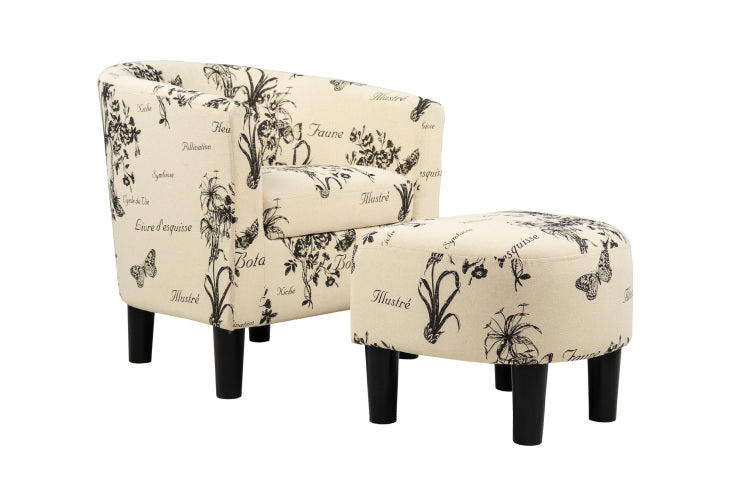 Accent Chair Chair Ottoman