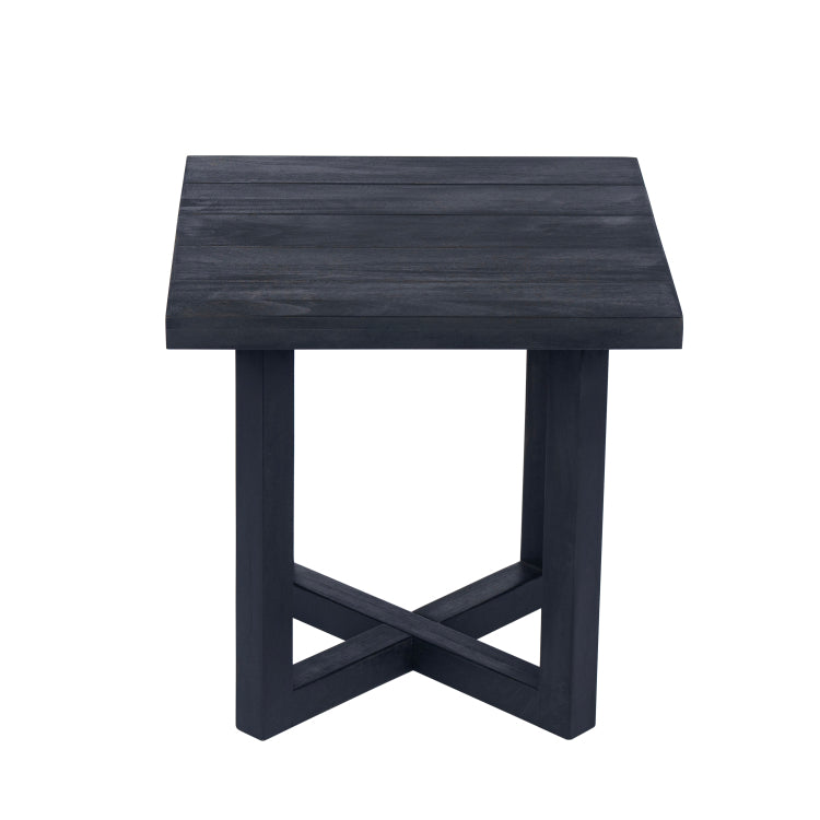 ELLA SQUARE SIDE TABLE, Black no - acacia wood - garden & outdoor - acacia wood