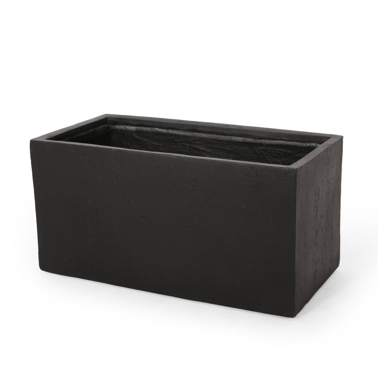 Outdoor Large Square Mgo Planter 35''L