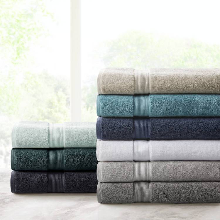 Ultra Soft 100% Cotton Absorbent Towel Set 34X68" 2Pk