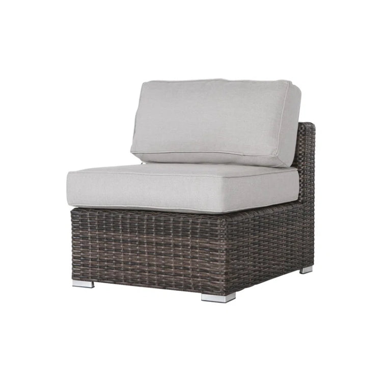 Fully Assembled Wicker 4 Person Seating Set With Cushions
