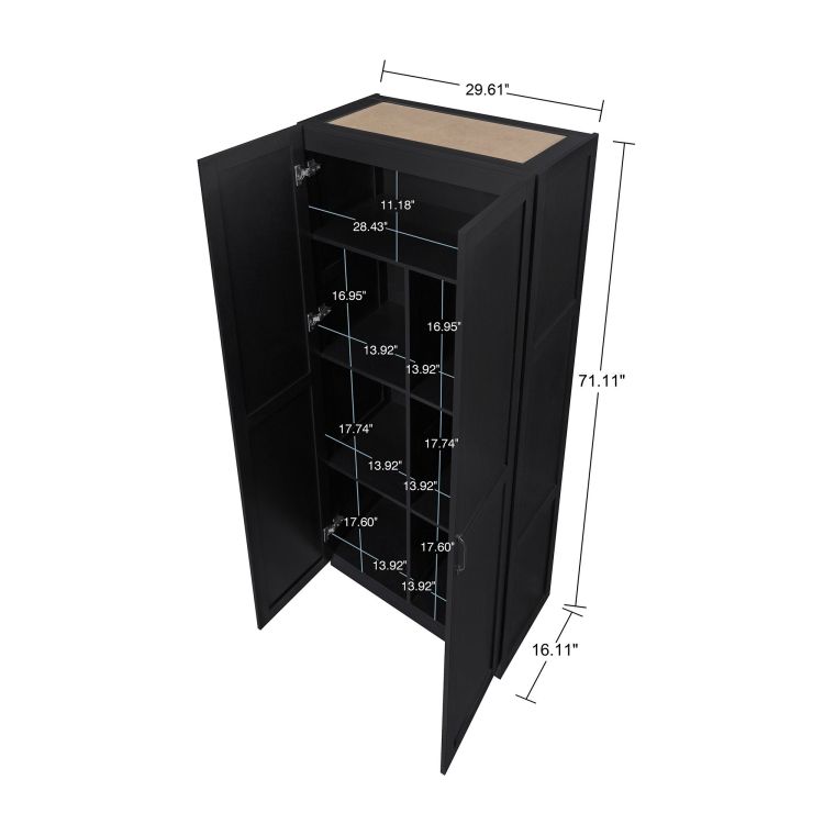 Storage Cabinet In Black