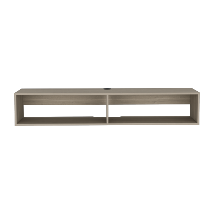 Floating Tv Stand Moore, Living Room, White Oak