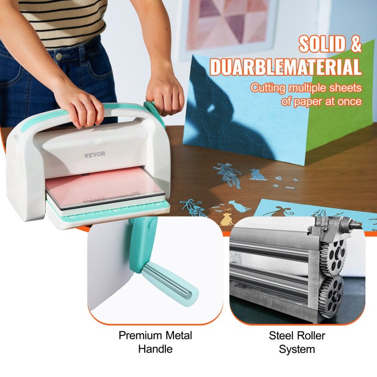 Manual Die Cutting Embossing Machine 9" Opening For Art Craft Scrapbooking