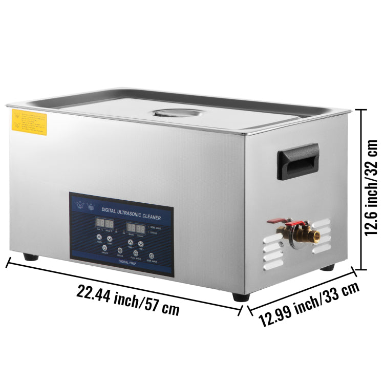 30L Ultrasonic Cleaner 28 40Khz Dual Frequency Professional Ultrasonic Parts Cleaner With Heater Timer For Parts Dental Instruments Cleaning