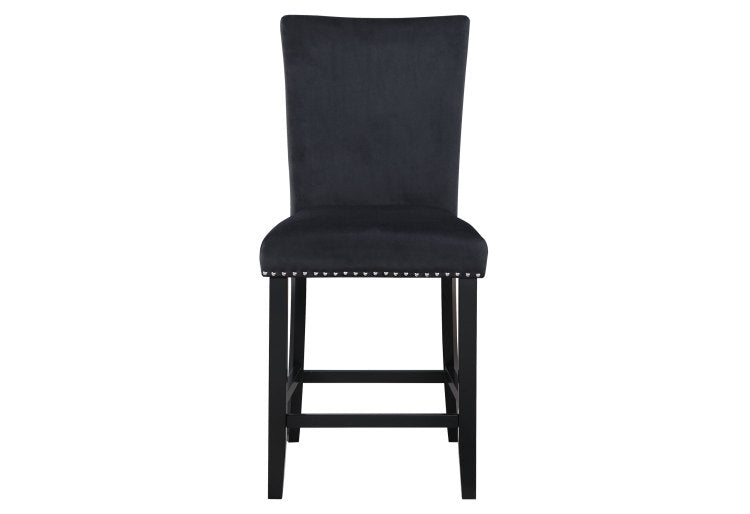 Mikha Black Bar Stools Kit Of 2