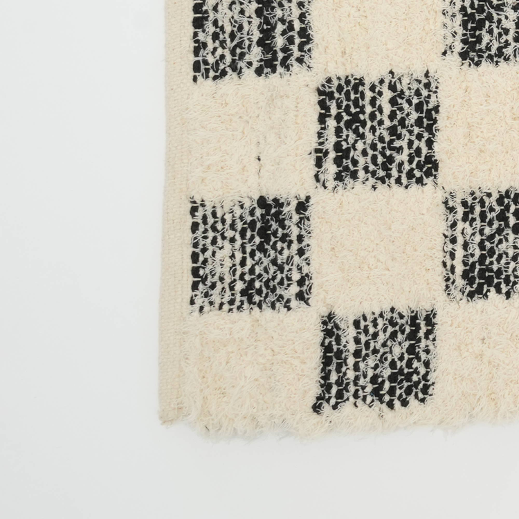 Checker 36X24" Scatter Rug Stylish Accent Rug For Living Room, Bedroom, & Home Decor"