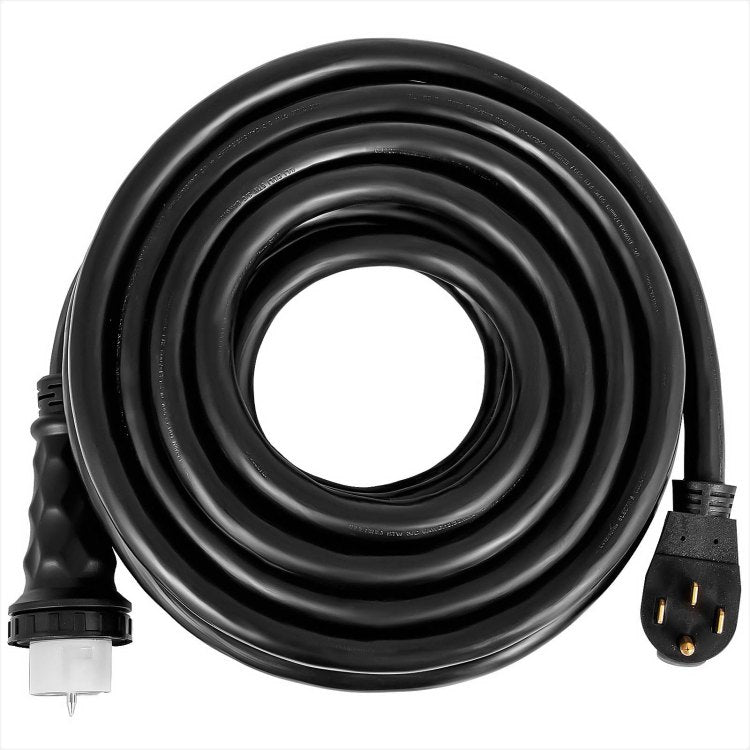 15Ft 50 Amp Generator Extension Cord Stw 6 3 8 1 Generator Cord 125V 250V Generator Power Cord N14 50P & Ss2 50R & Cs6364 Twist Lock Connectors