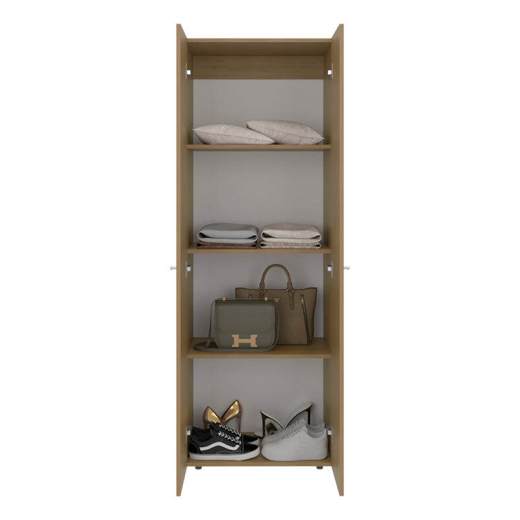 Soham Closet System Eco, Bedroom, Macadamia