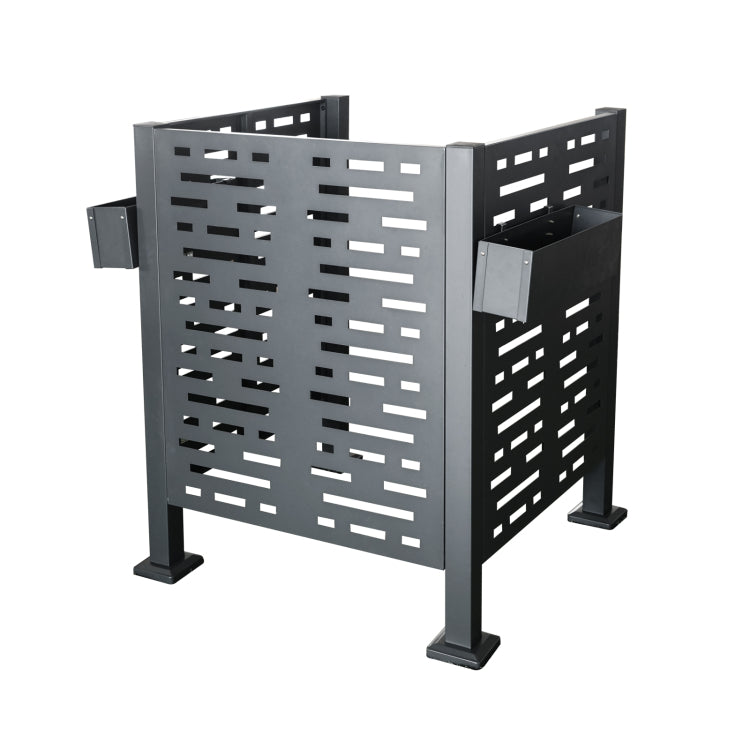 3Ftx3Ft Air Conditioner Fence For Outdoor Units,Metal Privacy Fence Cover, Perfect To Conceal Air Conditioning Units