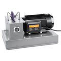 Lawn Mower Blade Sharpener, 1Hp 750W Lawnmower Blade Grinder With 9 Inch Ceramic Grinding Wheel, Powerful Bench Mower Sharpening Machine For High Low Lift Blades, Gator Blades, Flat Blades