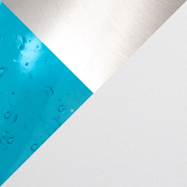 Jasmine 22" Contemporary Glass Accent Lamp In Clear Sapphire Blue Seeded Glass, Brushed Nickel And White Linen Shade