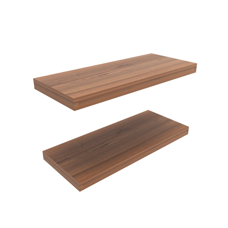 Ecco 31.5" Wide Floating Shelves Set Of 2, Shelves For Wall Decor For Bedroom, Bathroom Storage Shelves, Book Shelves For Living Room