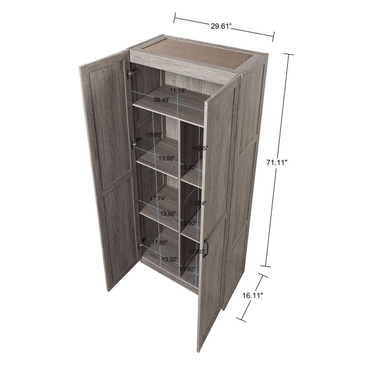 Bookcase In Gray