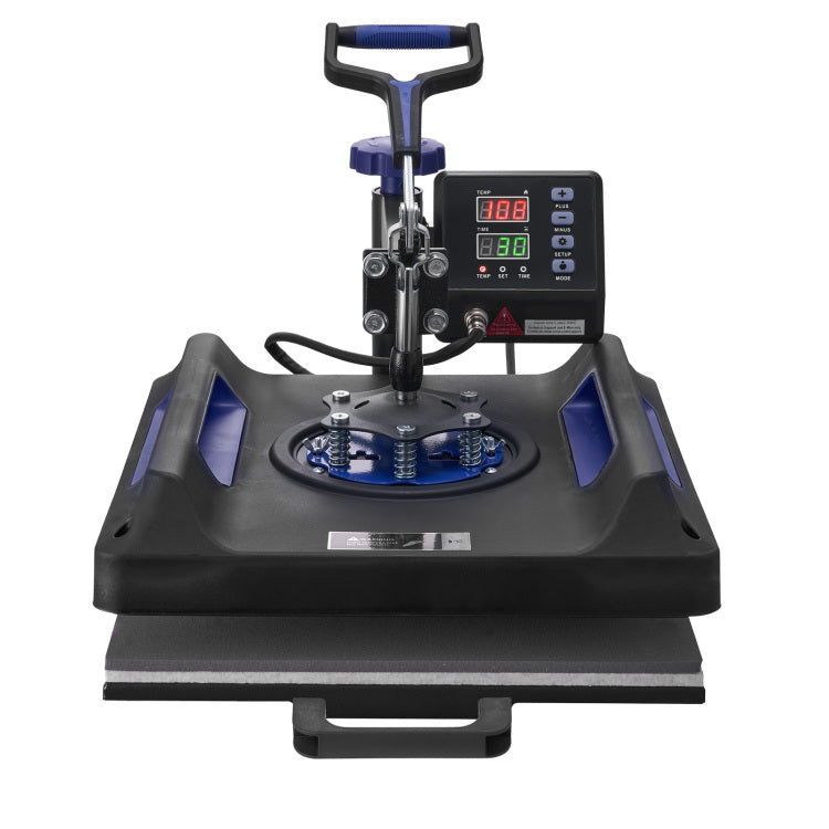8 In 1 Heat Press Machine 15X15 In 30Oz Tumbler Press T Shirts Black Blue