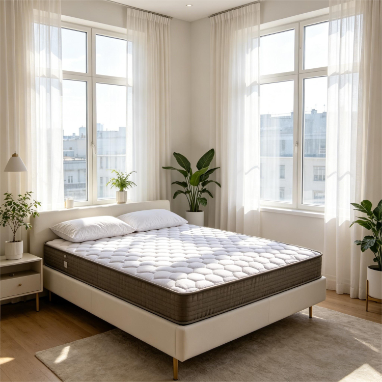6 Inch Soft Medium Firmness Pocket Spring Mattress Pocket Coil Mattress, Twin Size
