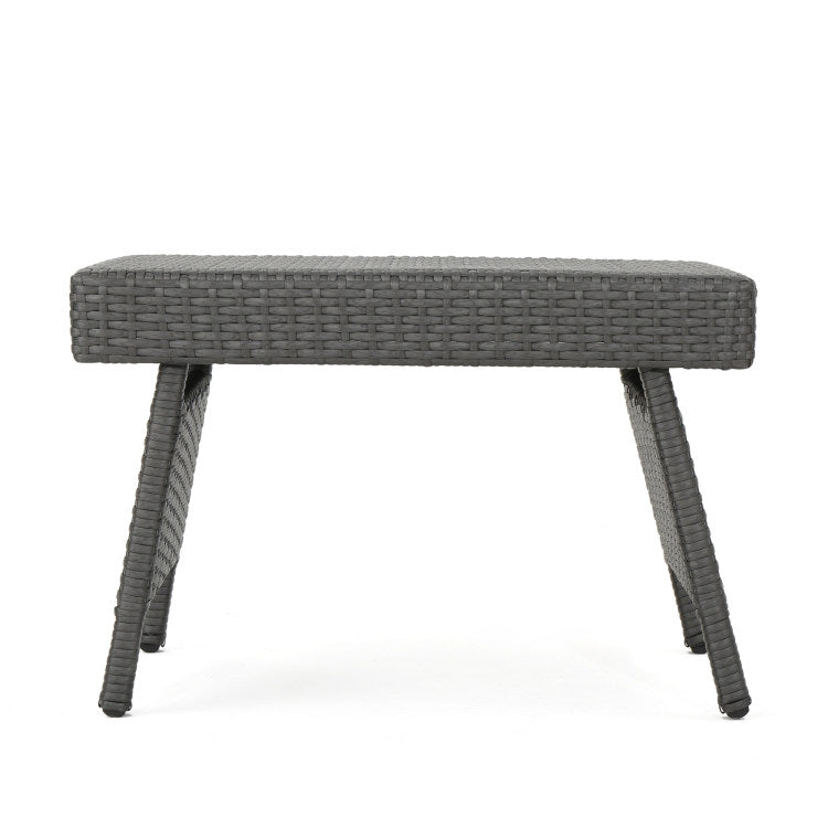Salem Pe Wicker Snack Table