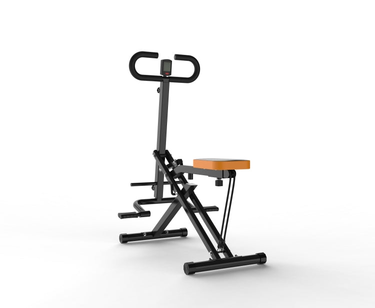 Squat Machine For Home, Assist Trainer For Glutes Workout Foldable With Resistance Bands, For Botty Glutes Butt Thighs, Ab Back Leg Press Hip Thrust For Home Gym Fitness Black