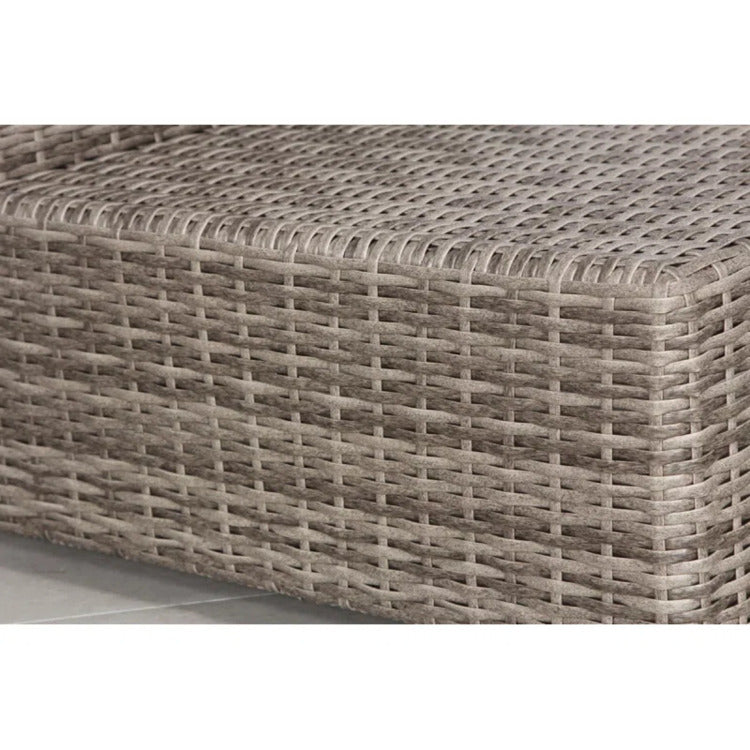 Ready To Use 6 Seater Rattan Wicker Outdoor Lounge Set With Cushions