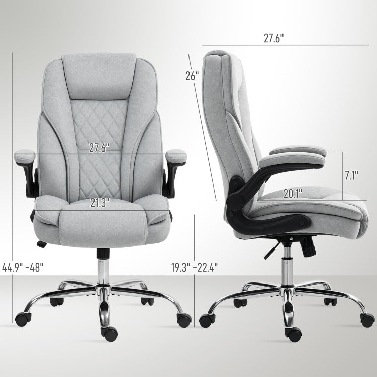 High Back Office Chair, Adjustable Ergonomic Design For Home & Office