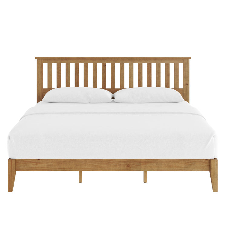 Malinda Mission Style King Panel Bed