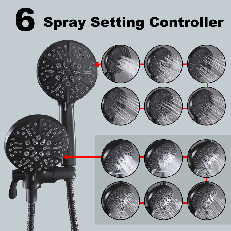 High Pressure 3 Way Rainfall Combo, Luxurious Rain Showerhead And Hand Held Shower Separately Or Together, Comes With Shower Hose, Shower Arm