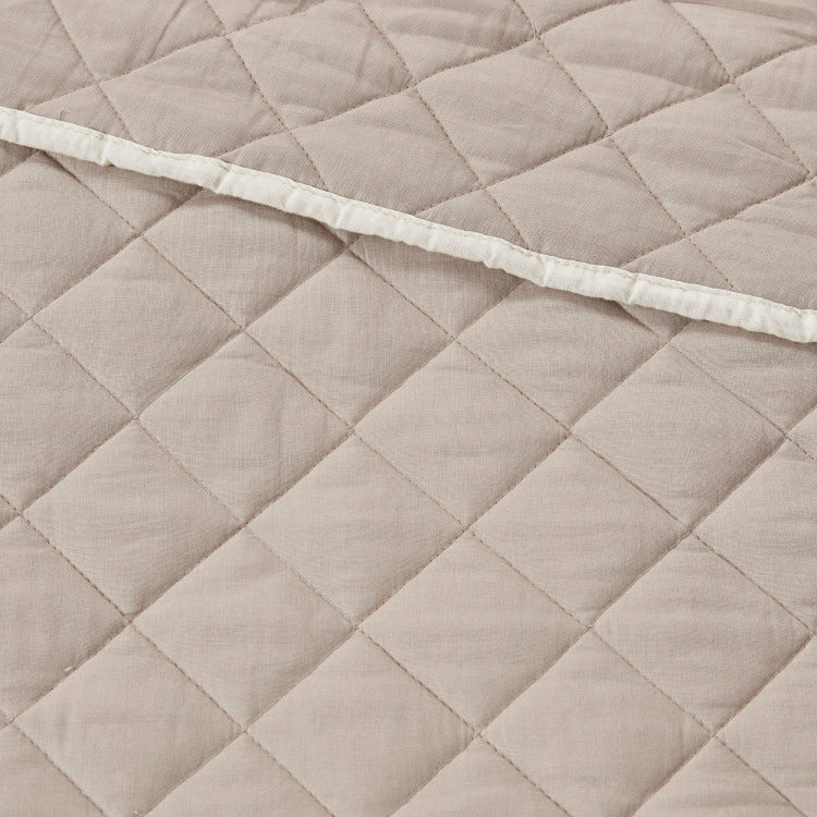 6 Piece Cotton Daybed Cover Set Khaki Daybed