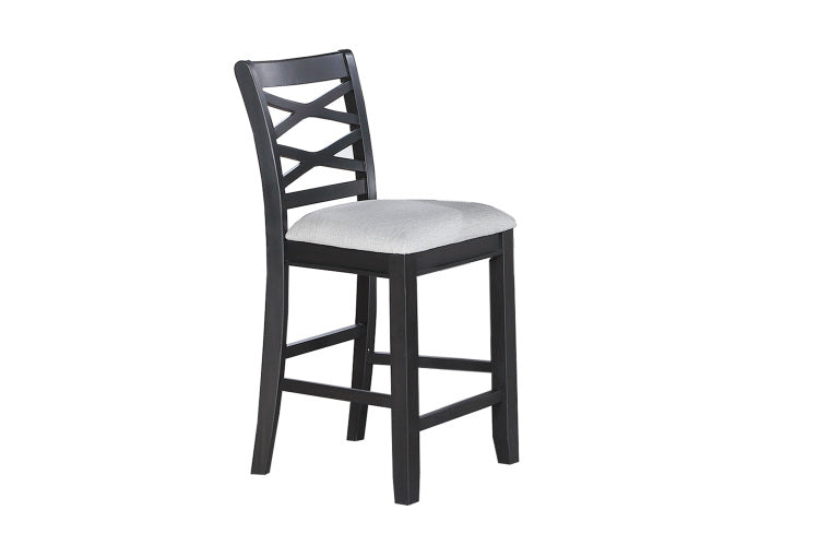 5 Piece Counter Height Table Charcoal Color