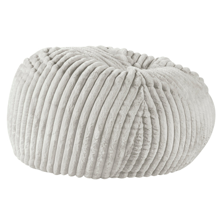 40 Inch Minky Dove Grey Memory Foam Lounger