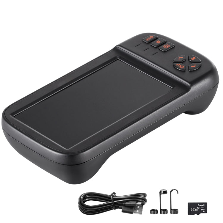Borescope Camera, Triple Lens Endoscope Camera With Light, 4.5" Screen 1080P Inspection Camera With 10 Led Light, Ip67 Waterproof Drain Snake Camera For Auto, Plumbing 16.5Ft Cable, 32Gb Card