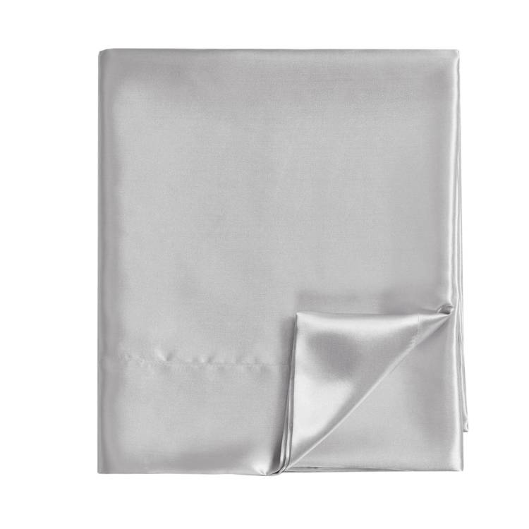 4 Pcs Twin Luxury Sheet Set Light Grey