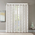 Fretwork Burnout Sheer Curtain Panel Only 1 Pc Panel