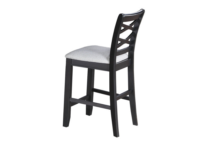 5 Piece Counter Height Table Charcoal Color