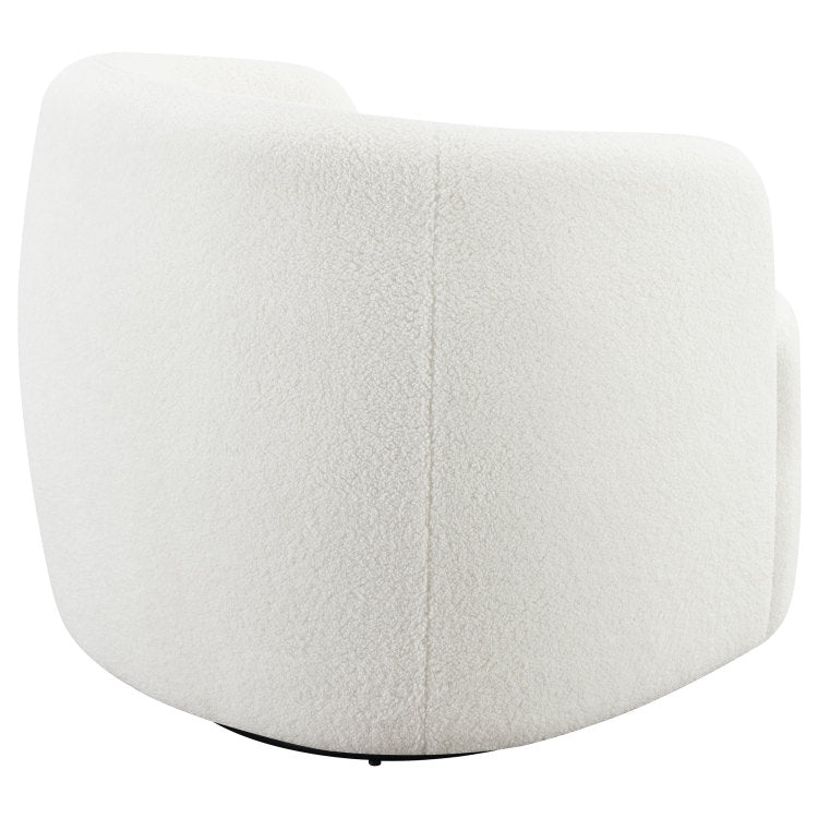Denae Natural Upholstered Swivel Chair